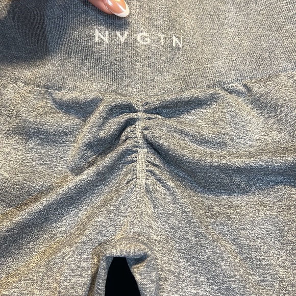 Grey Scrunch Seamless leggings - Picture 3 of 7